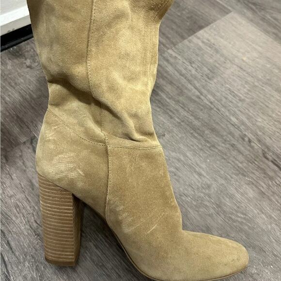 🔥🔥FIRE SALE 🔥🔥Banana Republic suede high heel nude slouchy boot - Picture 5 of 9